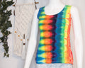 Women's Tank Top - Small - Rainbow Stripes