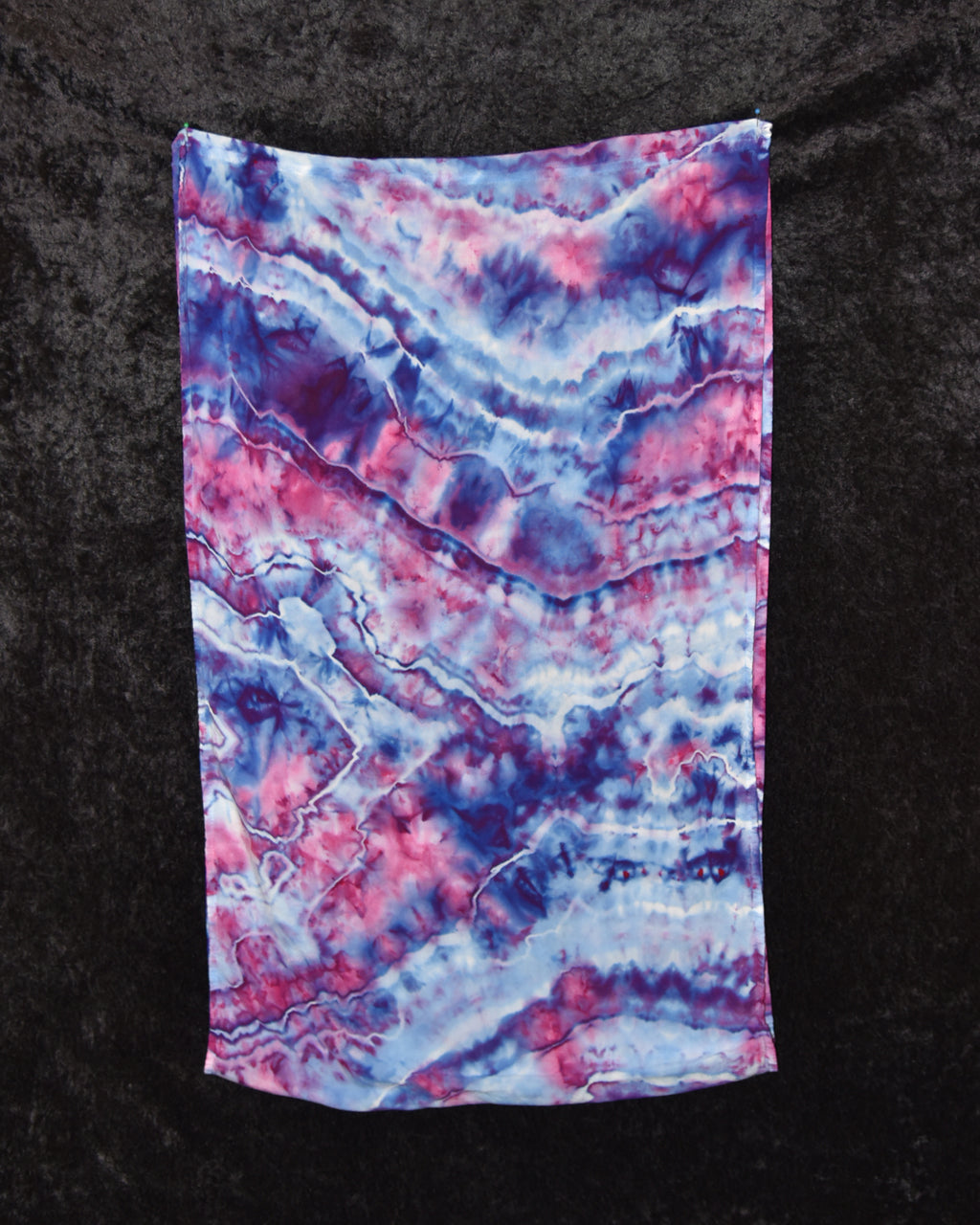 Circular Rayon Infinity Scarf - Pink Purple Geode
