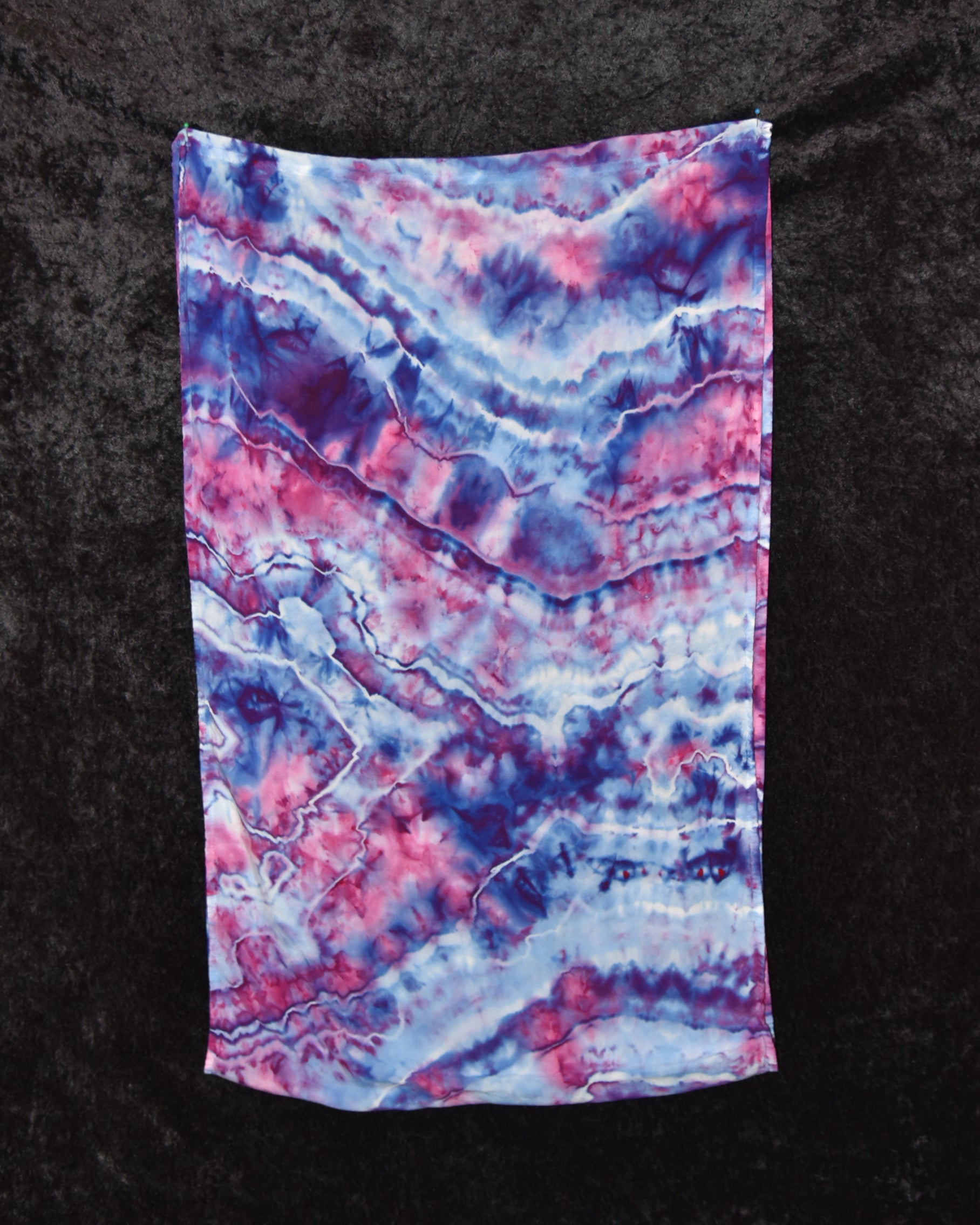 Circular Rayon Infinity Scarf - Pink Purple Geode