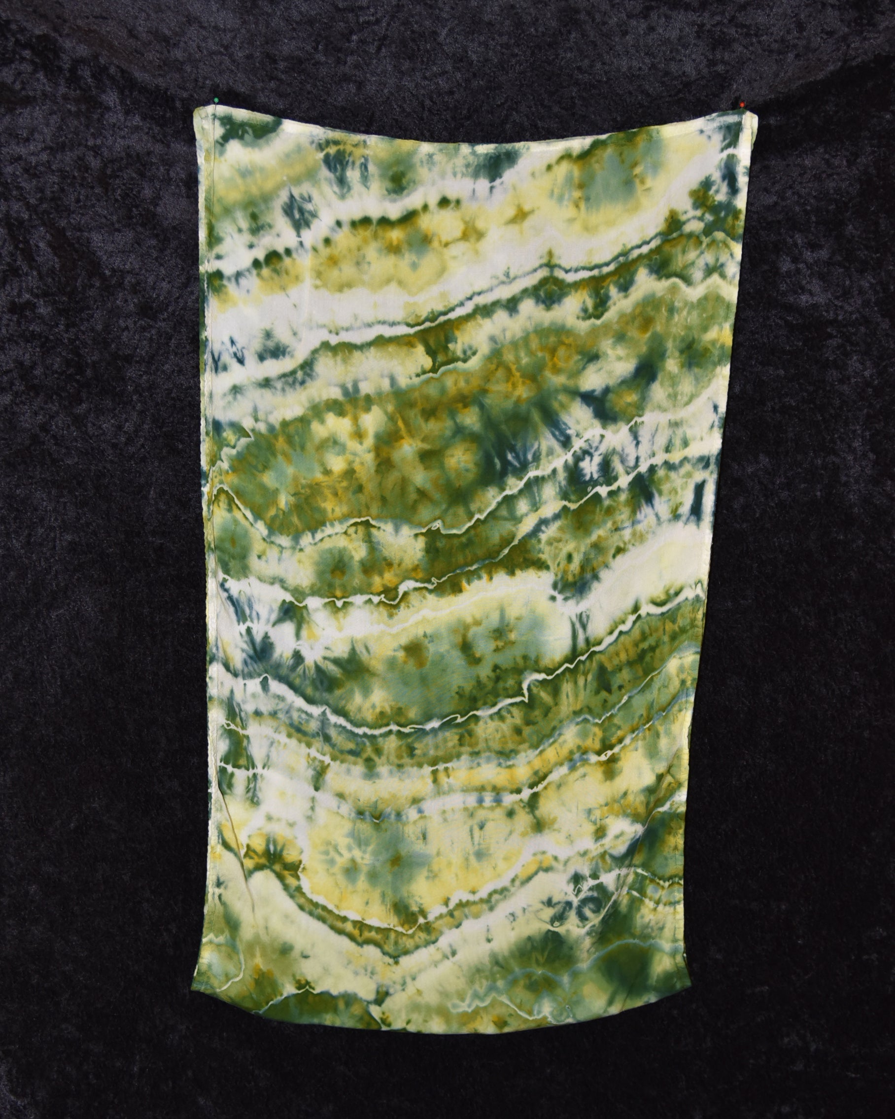 Circular Rayon Infinity Scarf - Greens