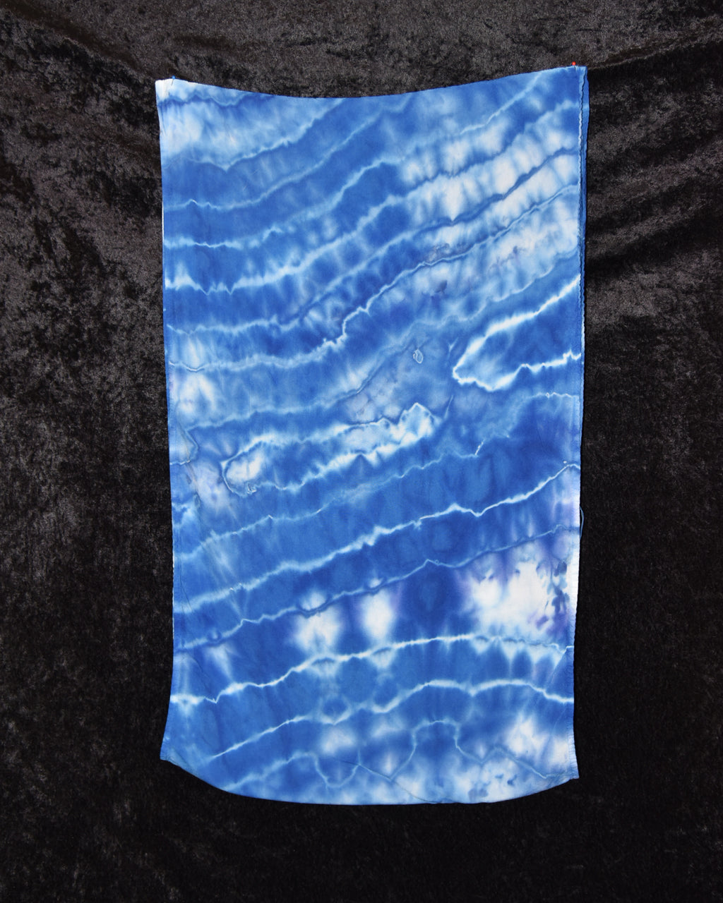 Circular Rayon Infinity Scarf - Blue
