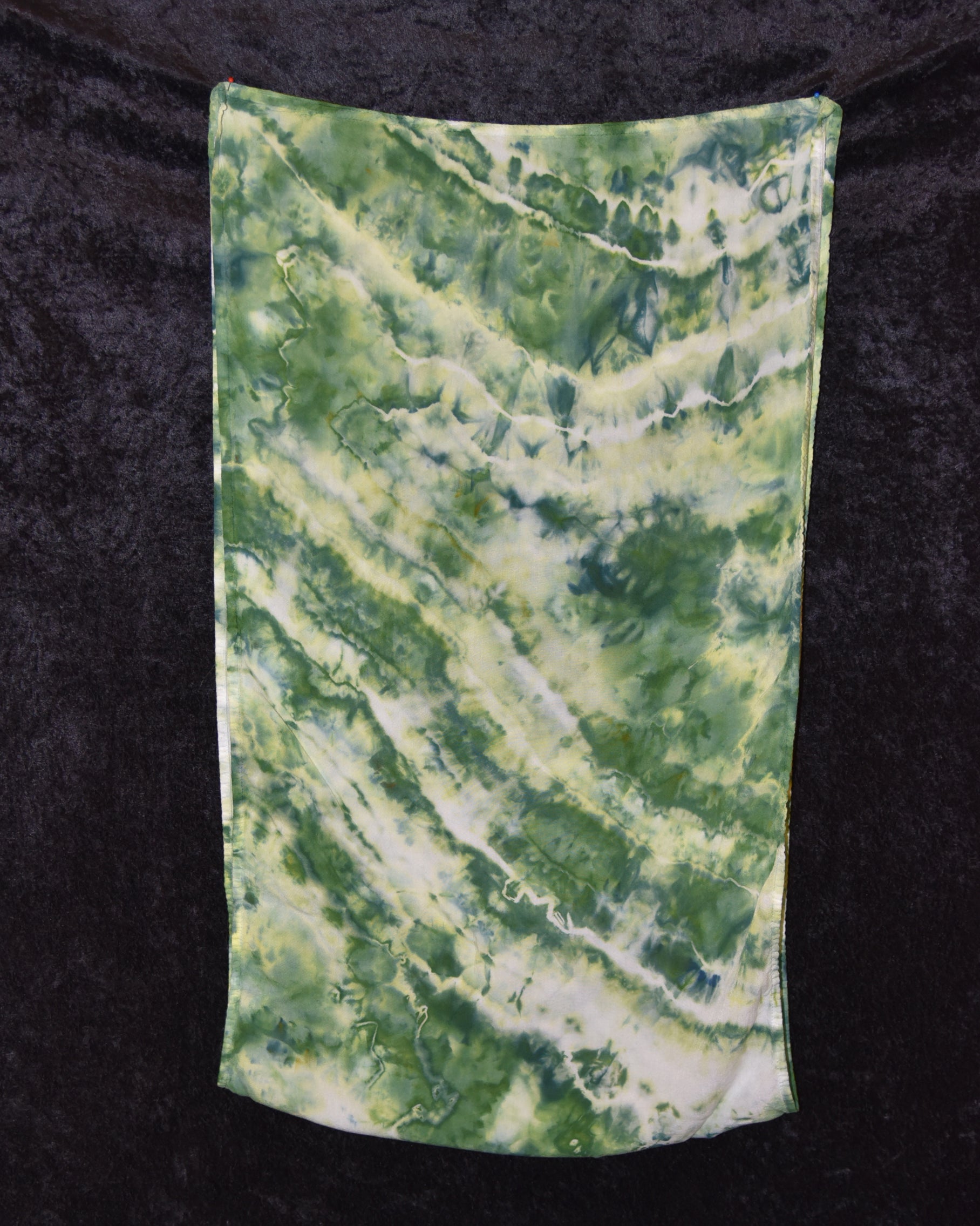 Circular Rayon Infinity Scarf - Green