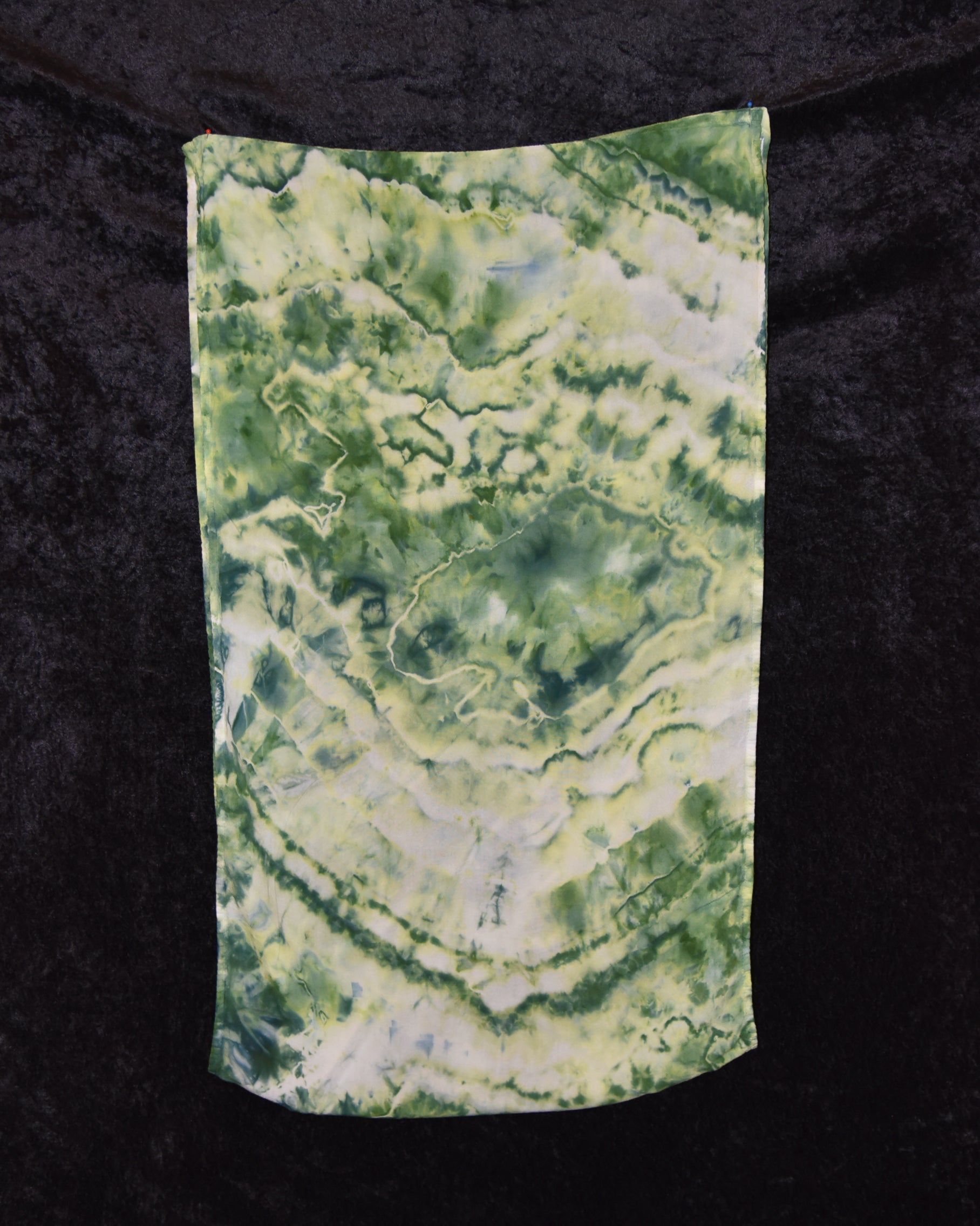 Circular Rayon Infinity Scarf - Green