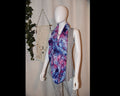 Circular Rayon Infinity Scarf - Pink Purple Geode