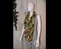 Circular Rayon Infinity Scarf - Earth Tones (green, brown, gray)