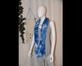 Circular Rayon Infinity Scarf - Blue