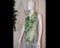 Circular Rayon Infinity Scarf - Green