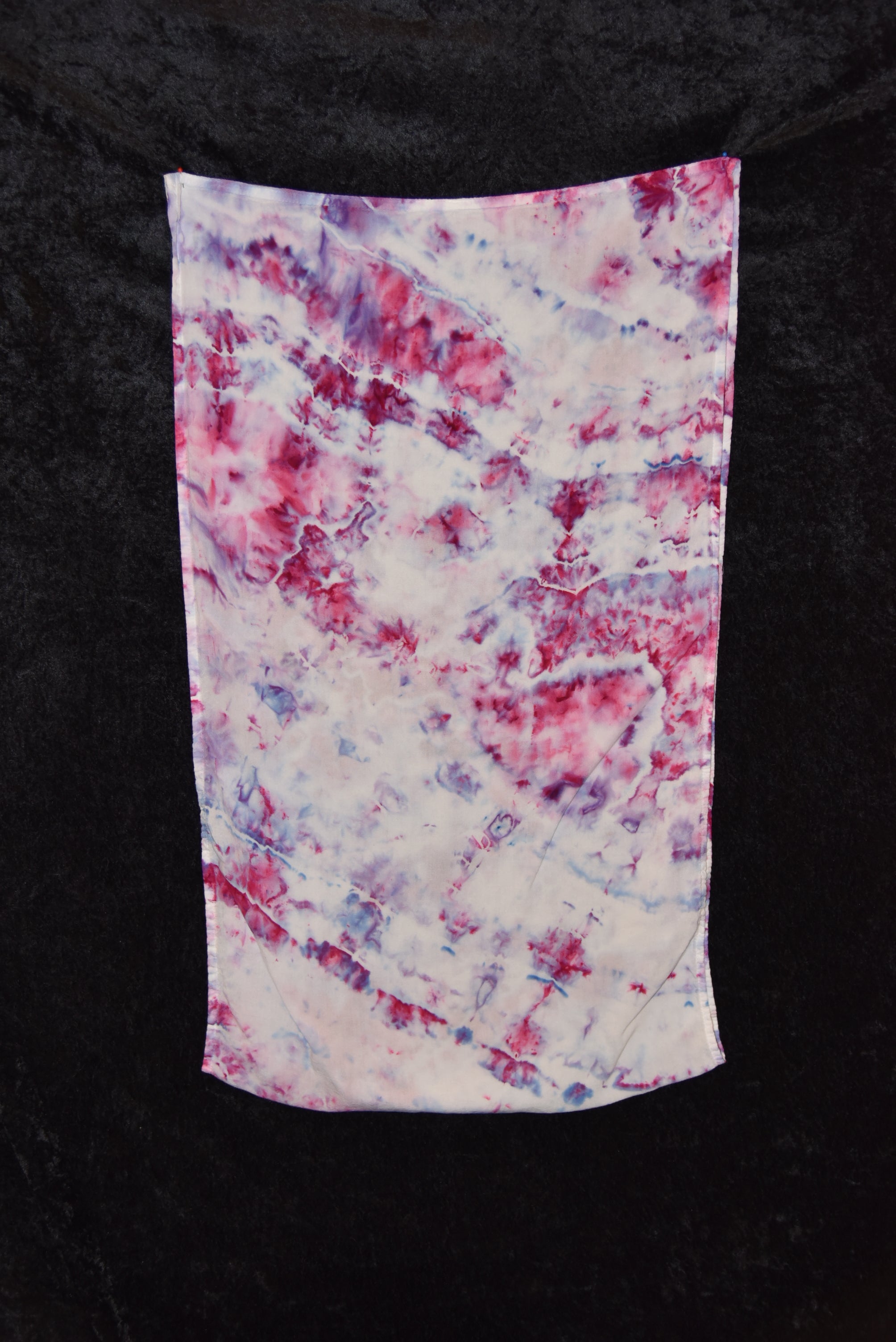 Circular Rayon Infinity Scarf - Pink, Purple, Blue