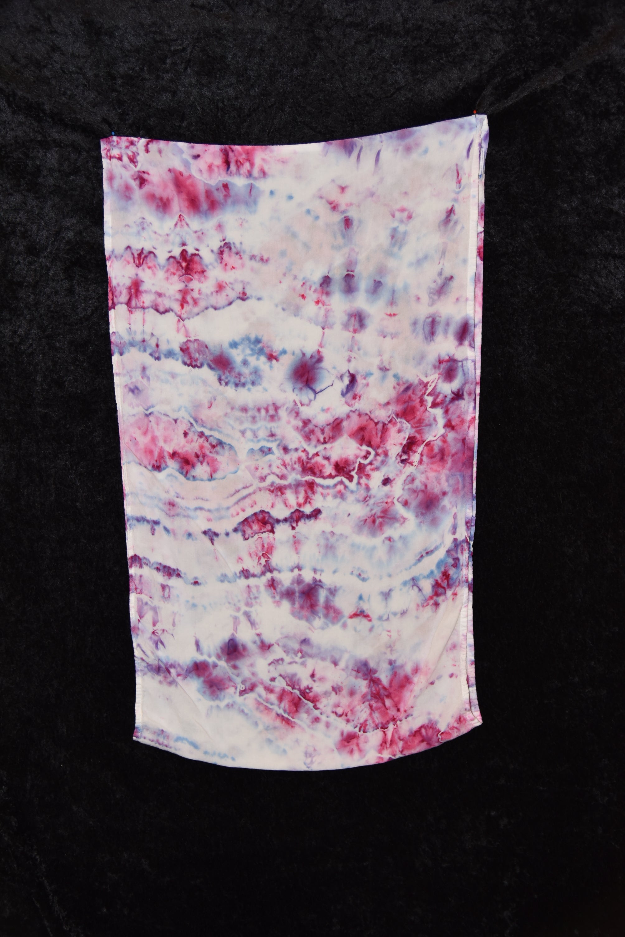 Circular Rayon Infinity Scarf - Pink, Purple, Blue