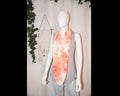 Circular Rayon Infinity Scarf - Peach, Orange