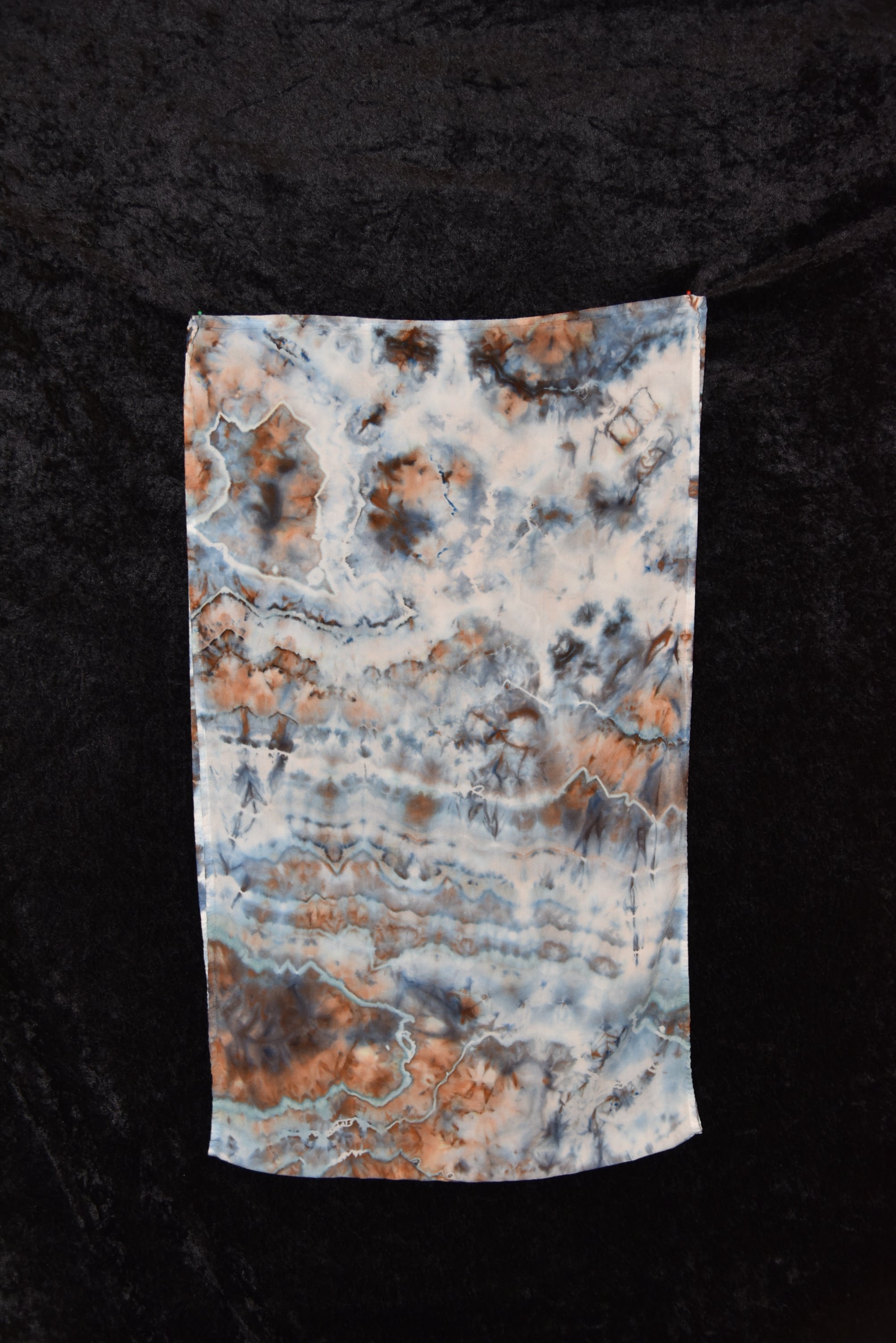 Circular Rayon Infinity Scarf - Blue Gray