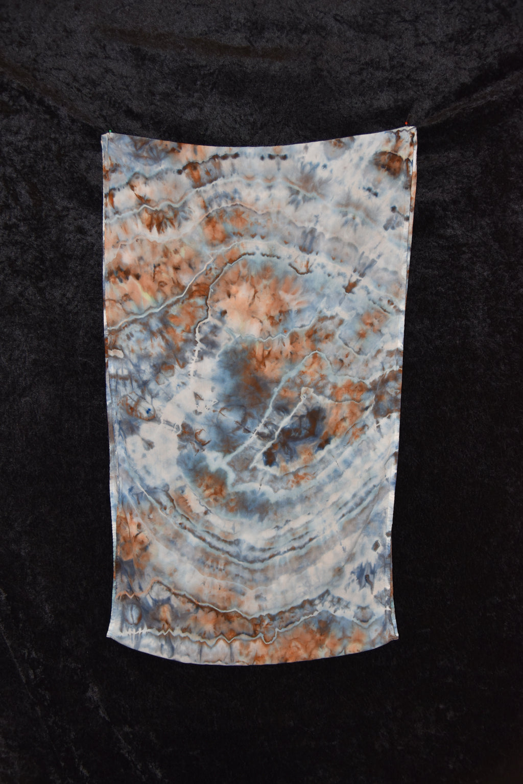 Circular Rayon Infinity Scarf - Blue Gray