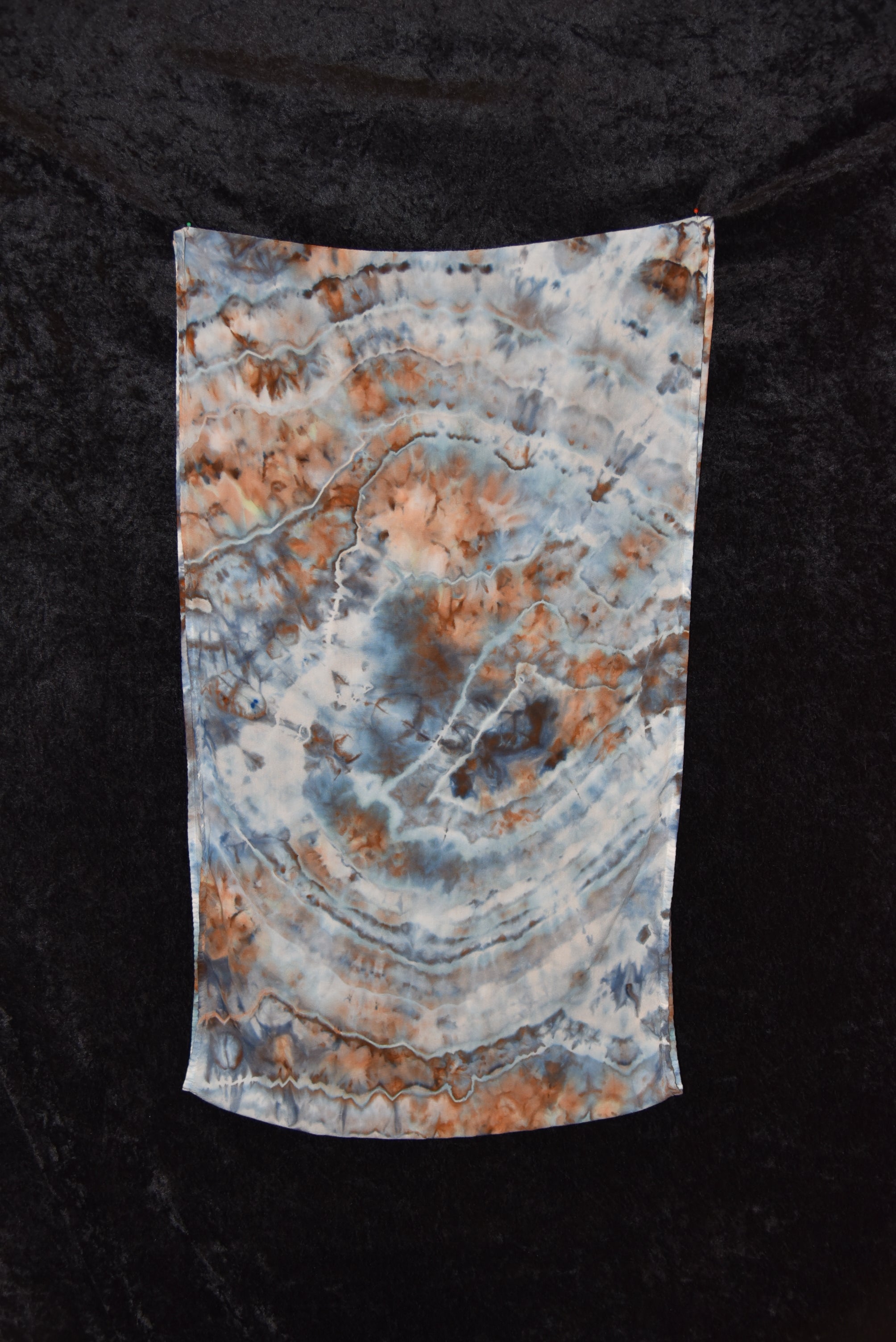 Circular Rayon Infinity Scarf - Blue Gray