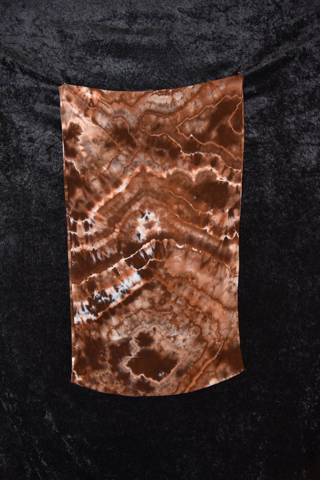 Circular Rayon Infinity Scarf - Brown