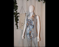 Circular Rayon Infinity Scarf - Blue Gray