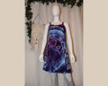 S - Short Rayon Dress - Purple Geode