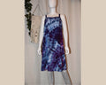 XL - Short Rayon Dress - Purple Geode