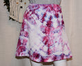 Short Rayon Wrap Skirt - Pink, Purple, Blue