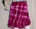 Short Rayon Wrap Skirt - Magenta