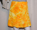 Short Rayon Wrap Skirt - Yellow