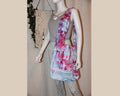 Wide Strap Hobo Bag - Pink, Blue, Purple