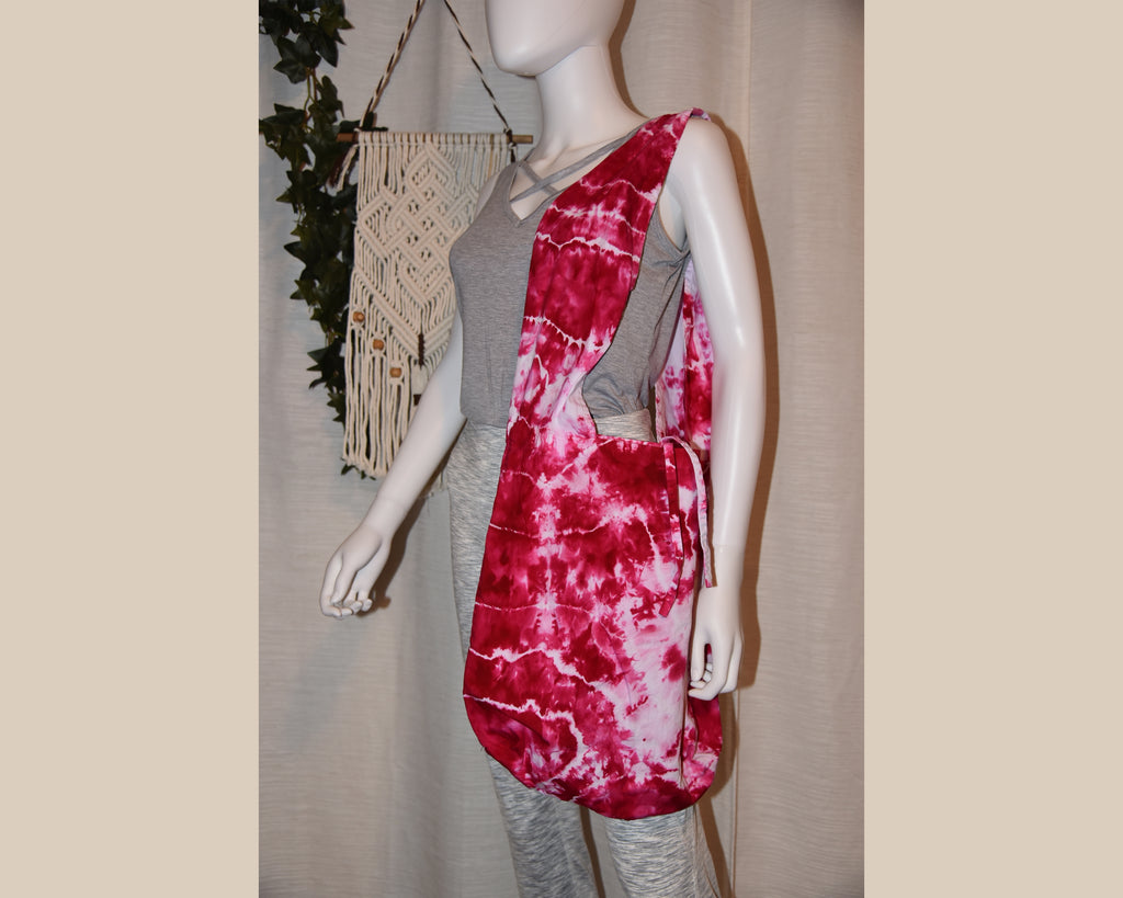 Wide Strap Hobo Bag - Hot Pink