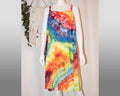 2XL - Short Rayon Dress - Rainbow Geode