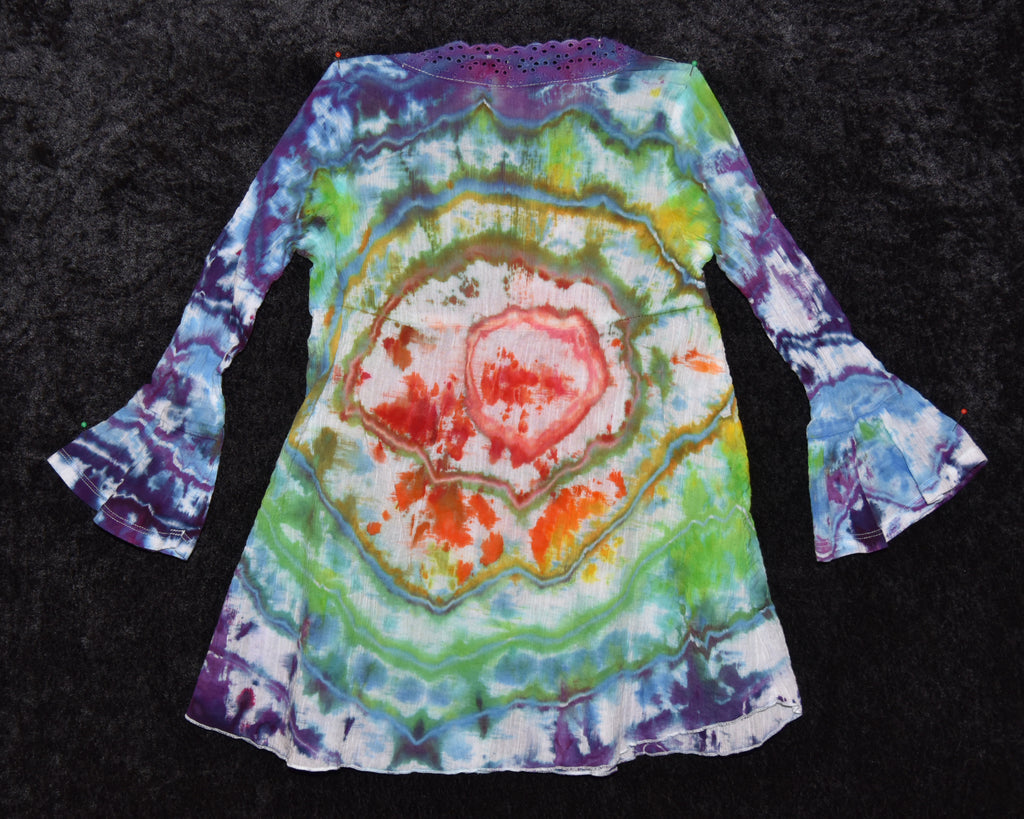 Youth - XS (4) - Bathing Suit Coverup - Rainbow colors