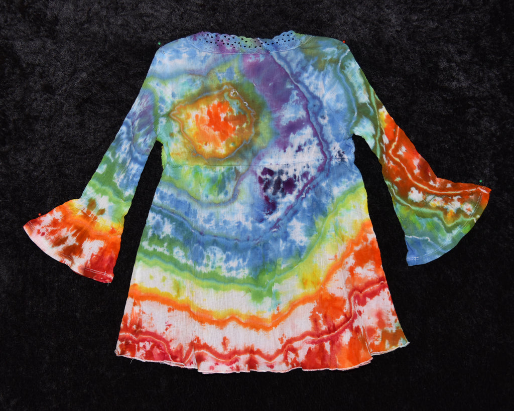Youth - XS (4) - Bathing Suit Coverup - Rainbow colors