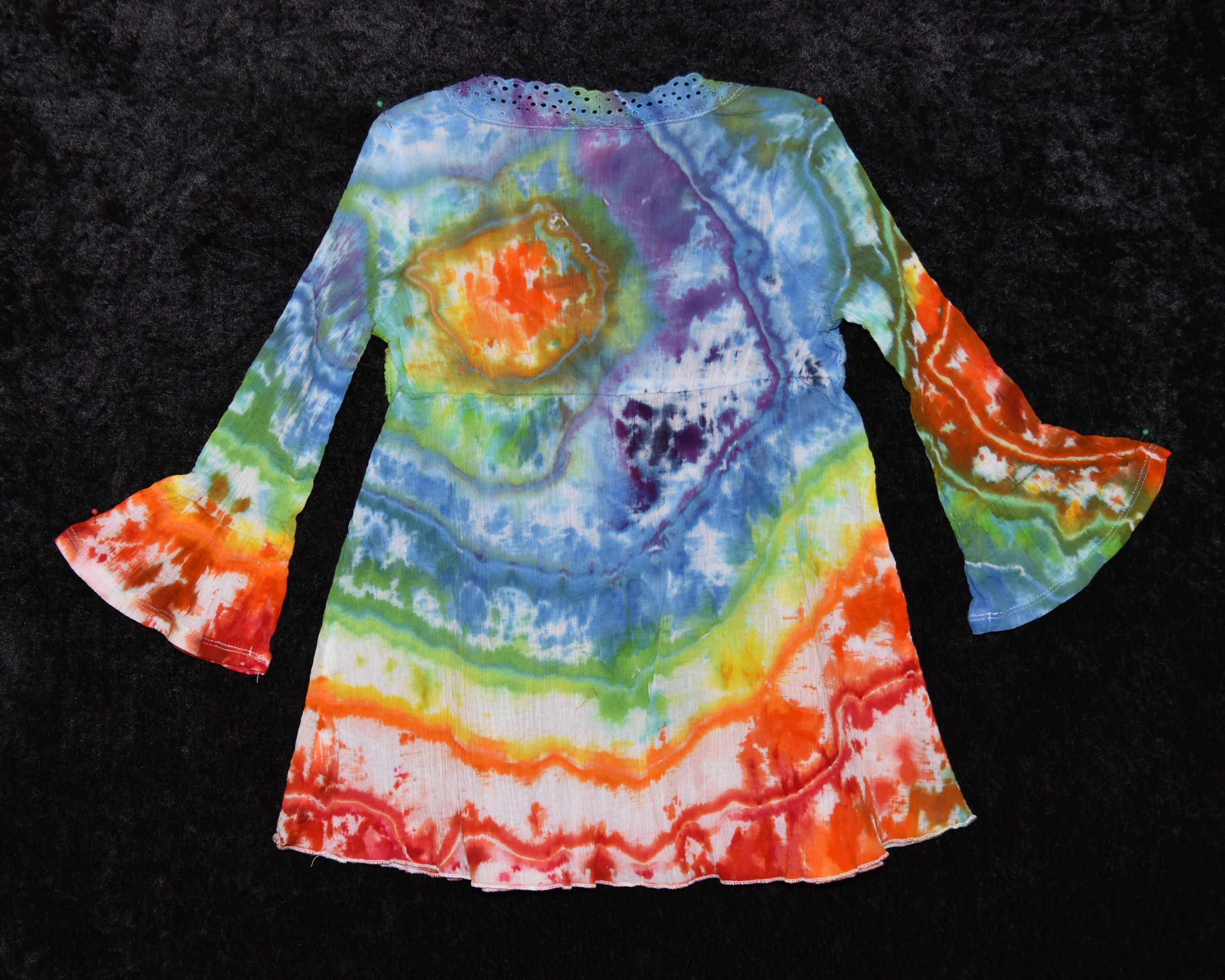 Youth - XS (4) - Bathing Suit Coverup - Rainbow colors