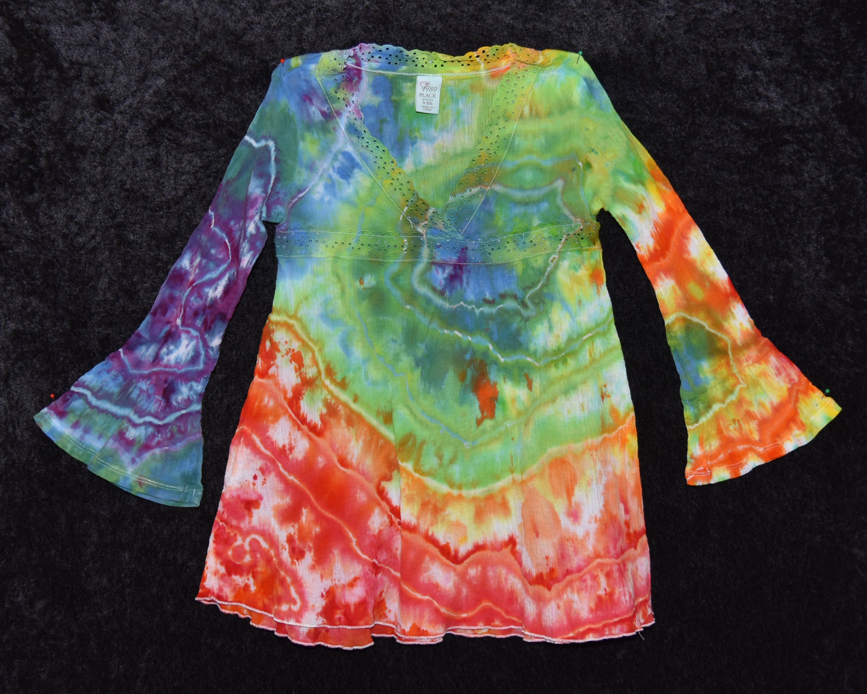 Youth - S (5/6) - Bathing Suit Coverup - Rainbow colors