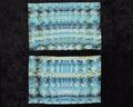 Blue and Green pillow case set