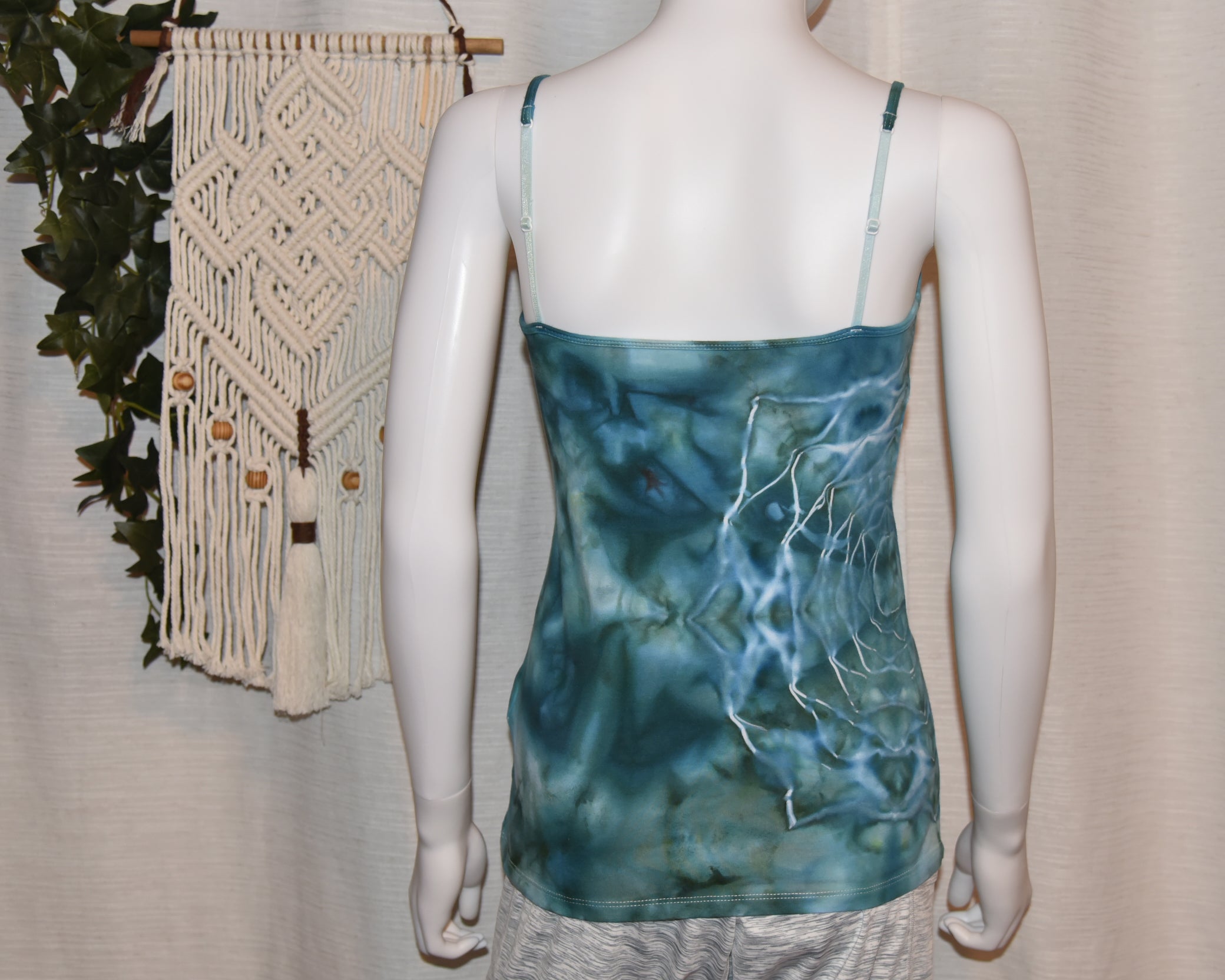 Camisole Top - Medium - Green Blue Mandala