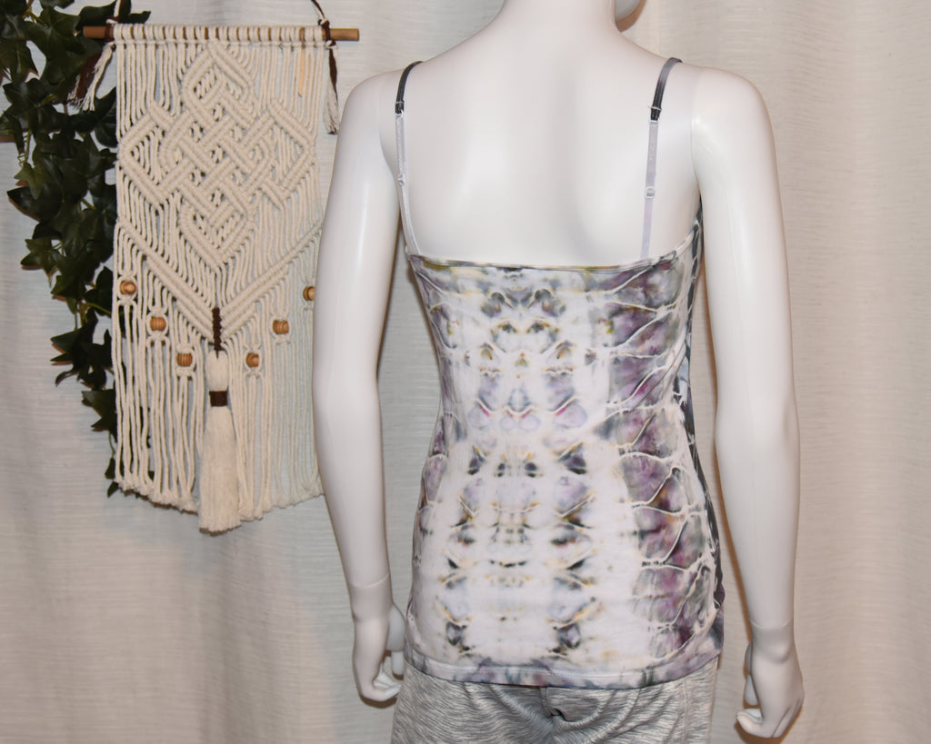 Camisole Top - Medium - Purple Gray Yellow
