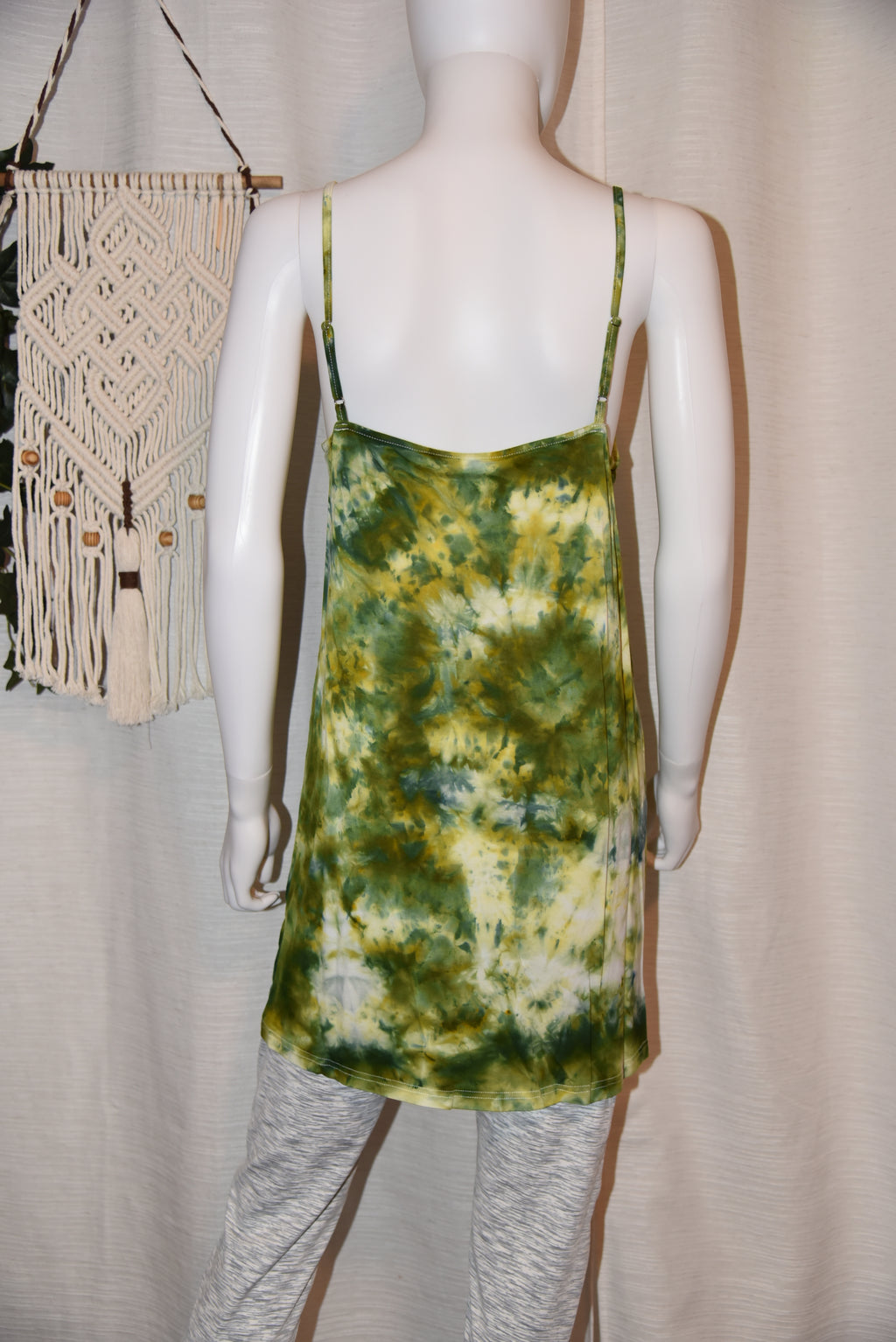 Nightgown/Slip Dress - Extra Large - Green Yellow
