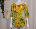 Medium - Strappy Shoulder Rayon T-Shirt