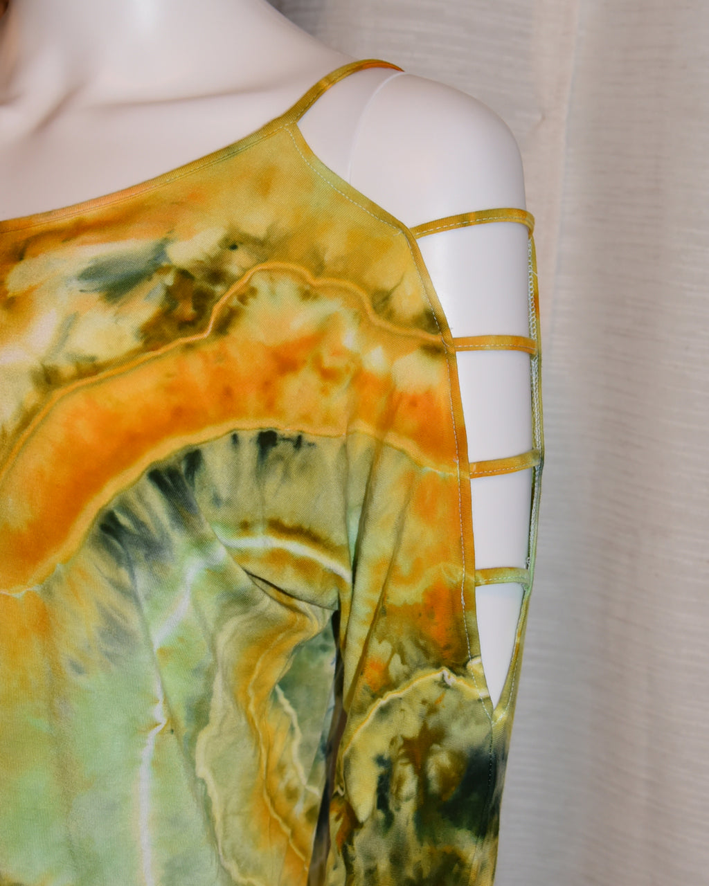 Medium - Strappy Shoulder Rayon T-Shirt