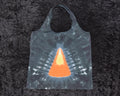 Cotton Shopping Bag - Orange Black Yellow