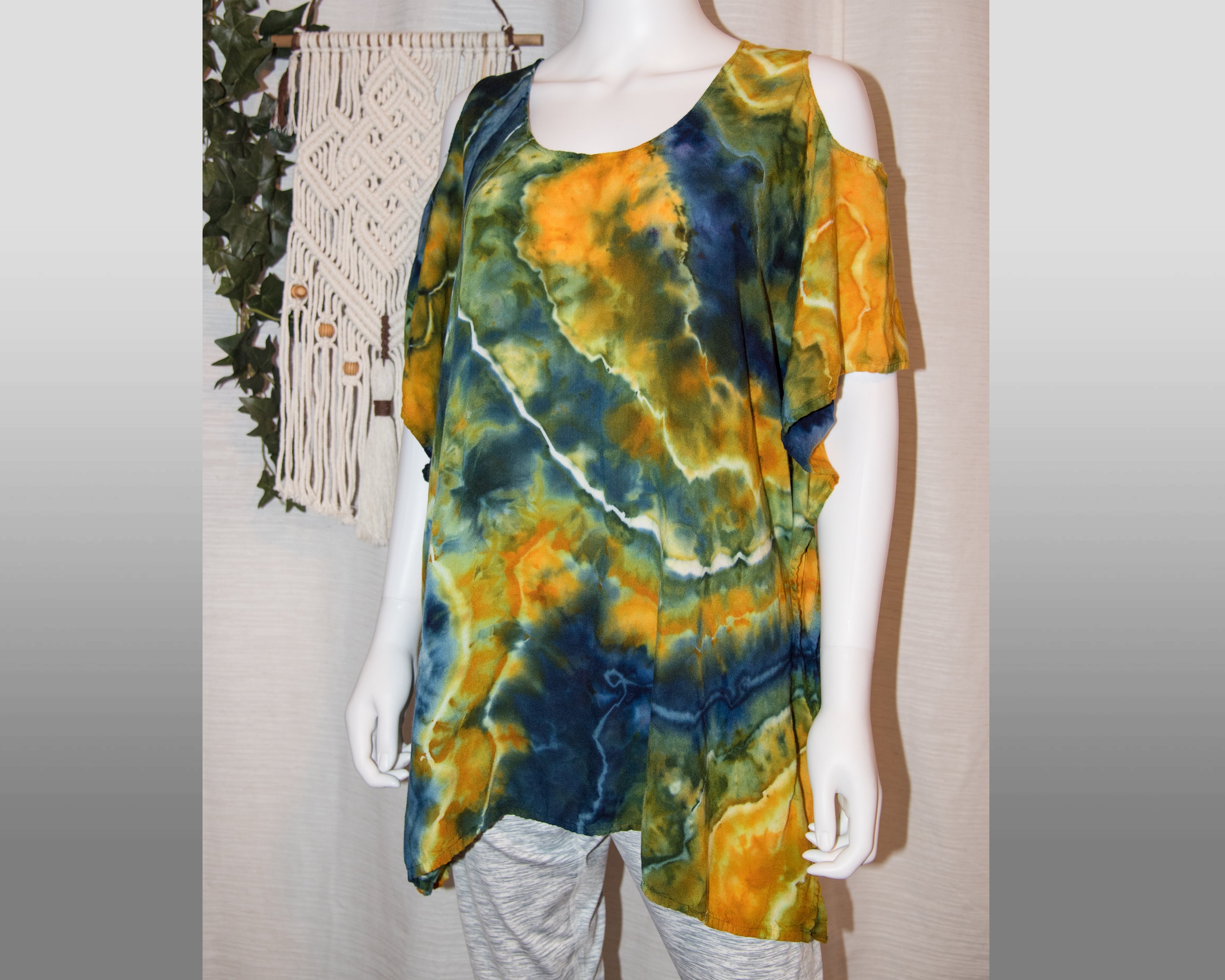 Small/Medium - Open Shoulder Poncho
