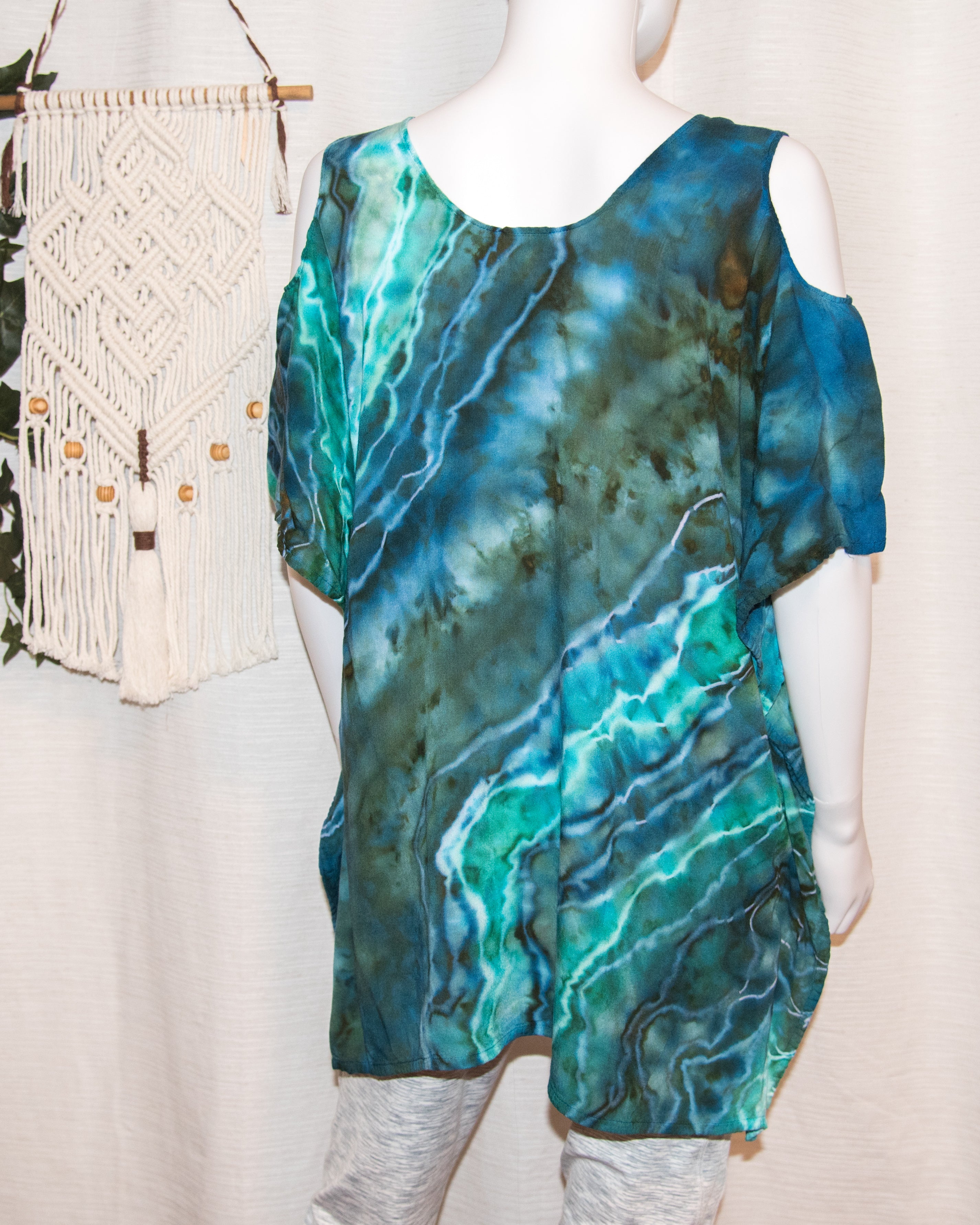 Small/Medium - Open Shoulder Poncho