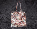 Cotton Bag - Pink Brown Light Blue
