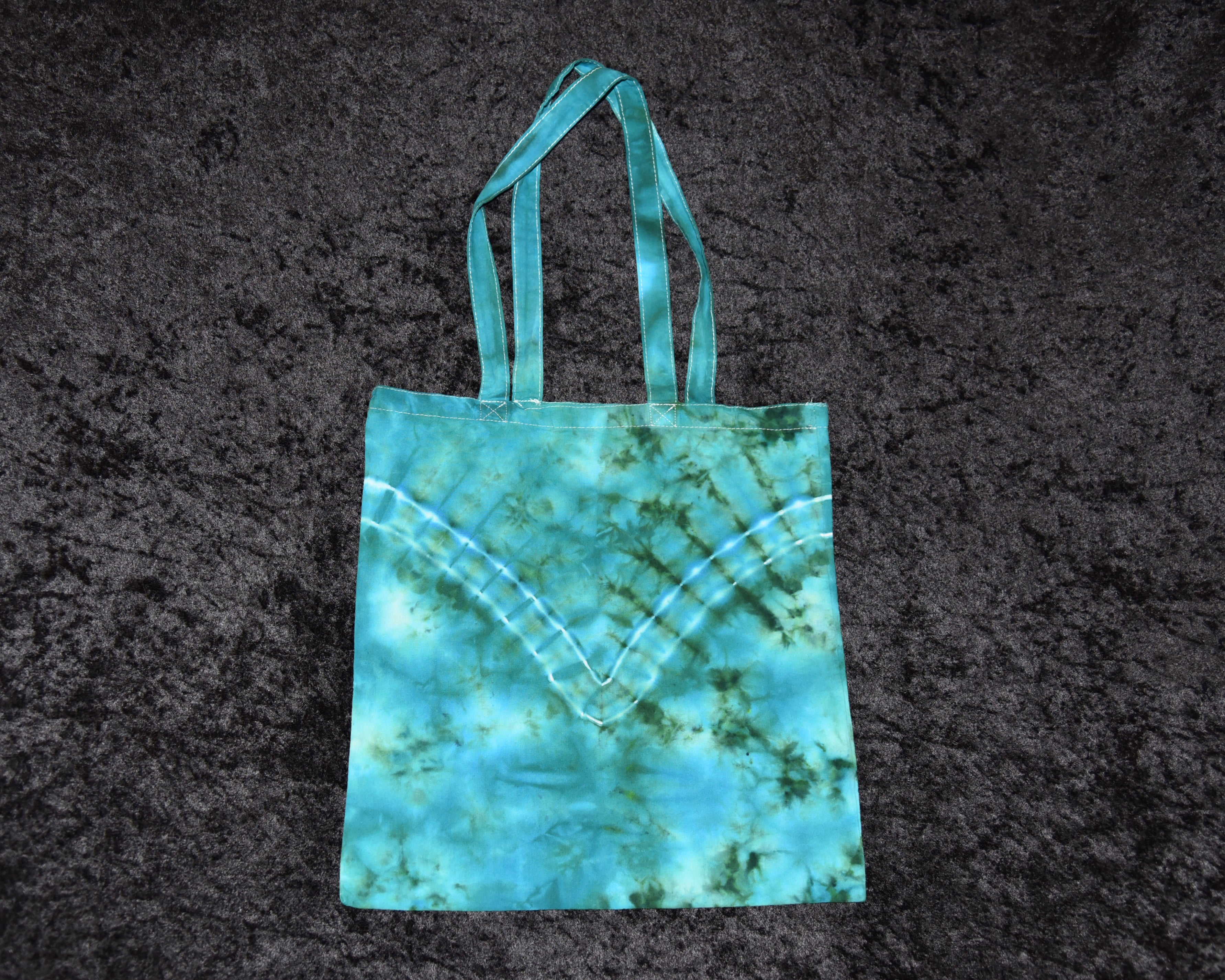 Cotton Bag - Green Blue