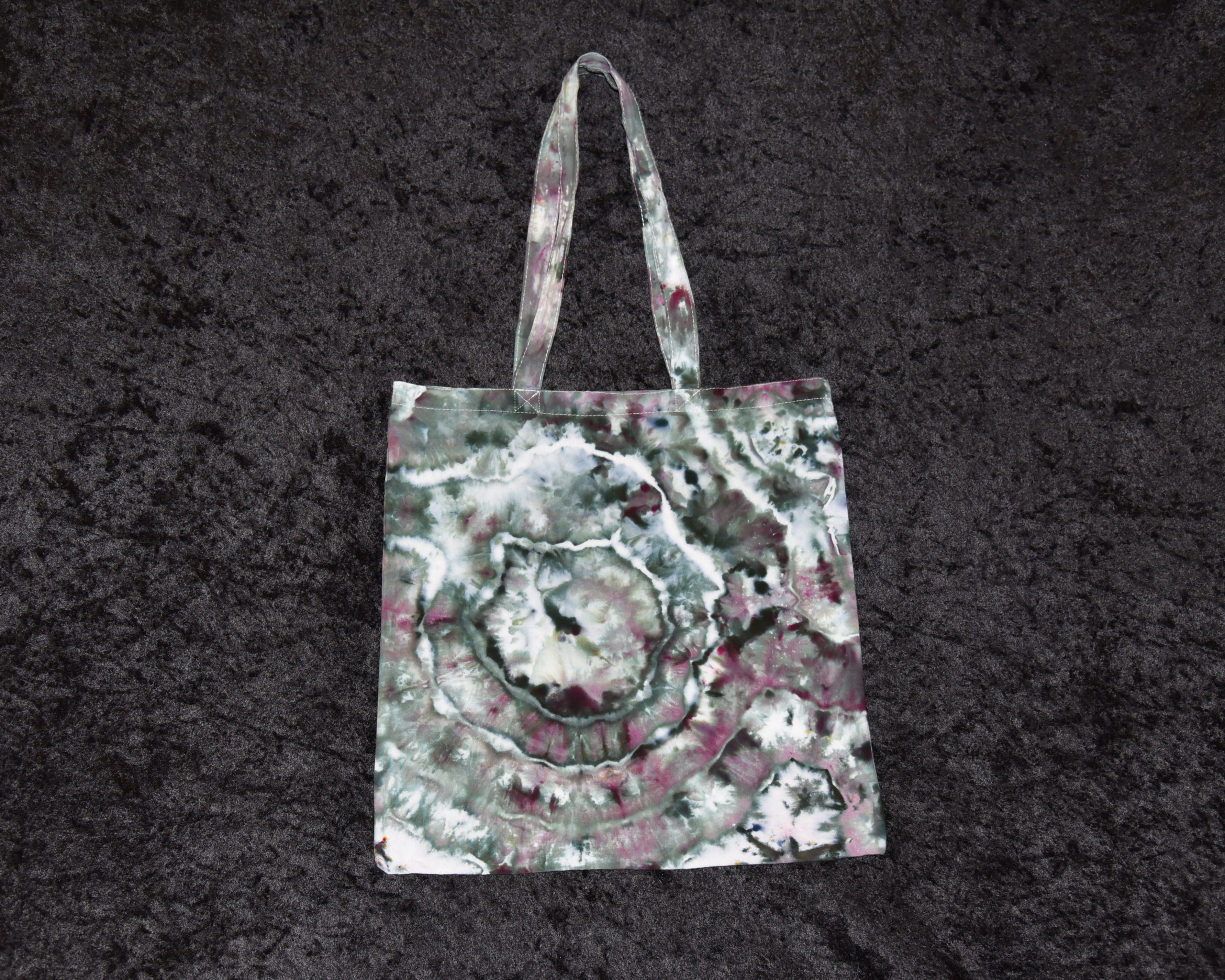 Cotton Bag - Gray Purple