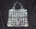 Cotton Shopping Bag - Gray Purple
