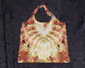 Cotton Shopping Bag - Rust Orange Green