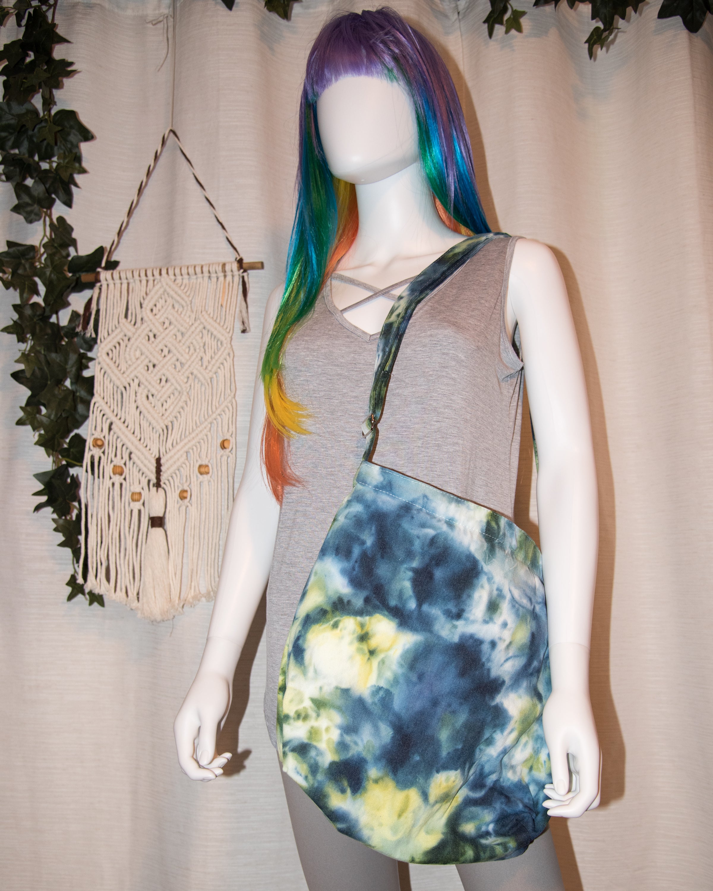 Shoulder Bag - Blue, Green