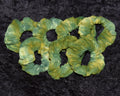 Hair Scrunchies - Green Yellow