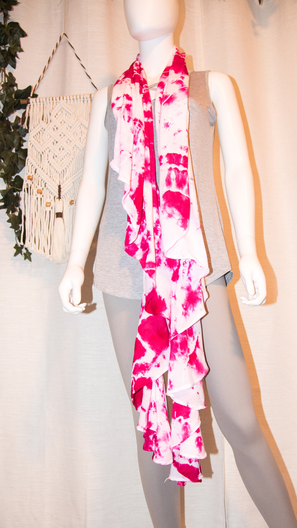 Spiral Scarf - Pink