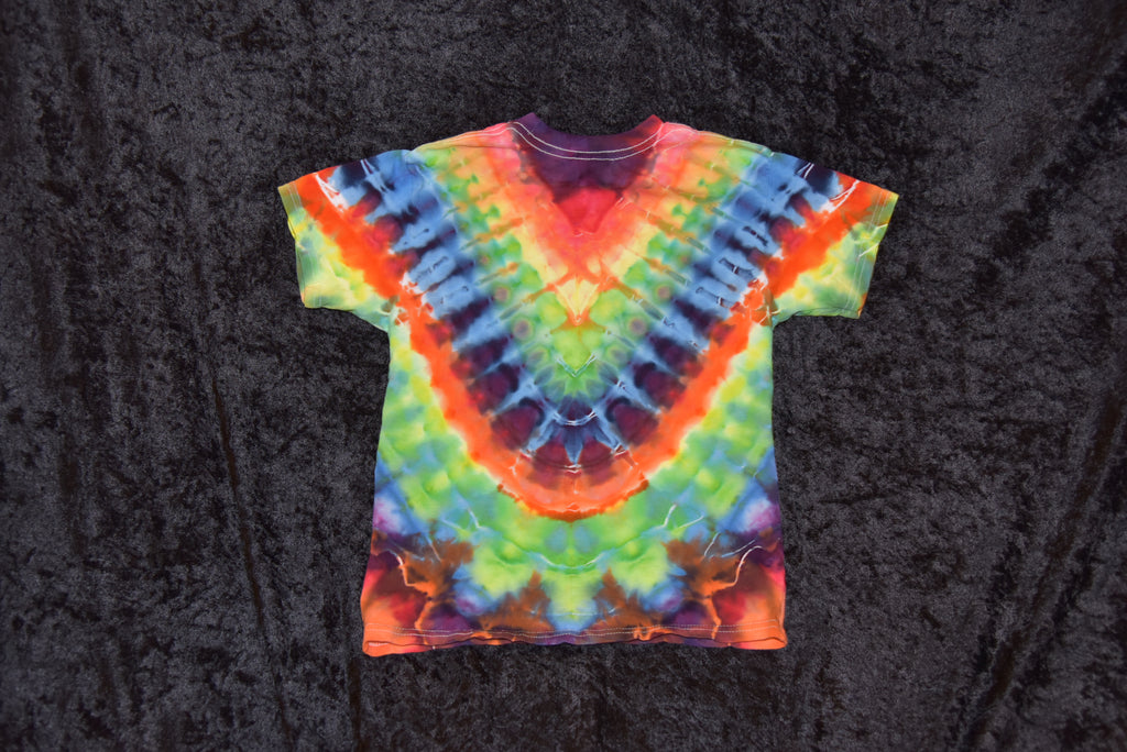 Youth (Size S) T-shirt - Rainbow Stripes