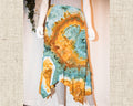 Small - Flounced Asymmetric Skirt